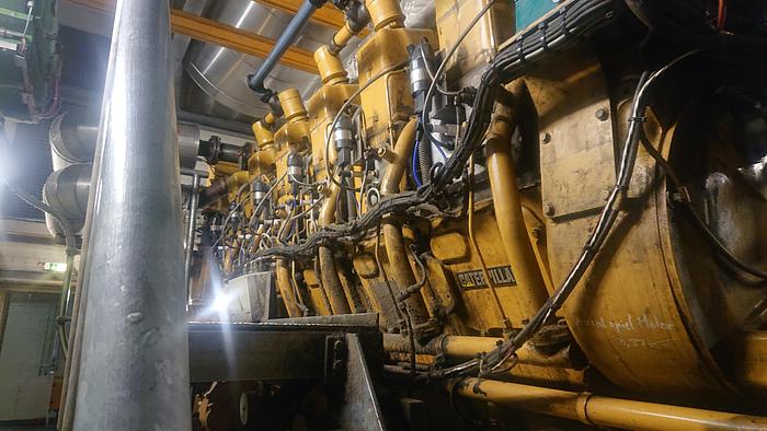 Used Combined heat and power plant power 3265 KVA