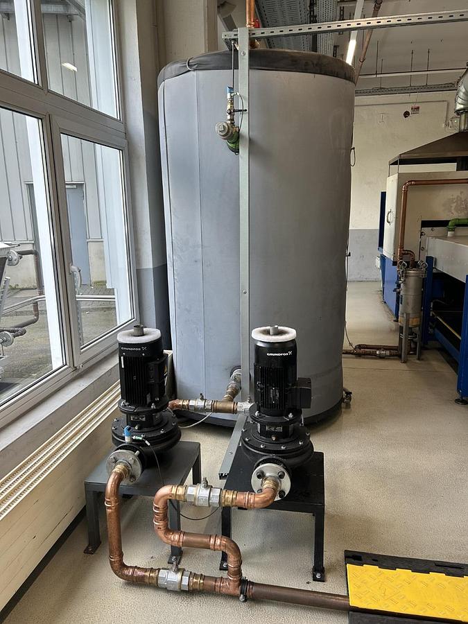 Used Mahler Continuous Furnace with Güntner Cooler