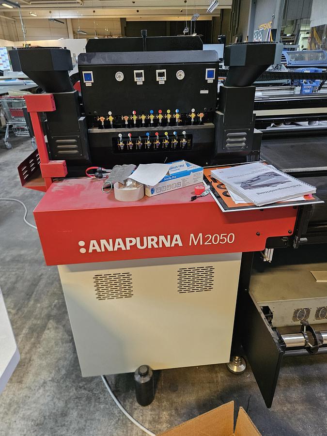 Used 2012 Agfa Anapurna + OCE arizona + printing machines package
