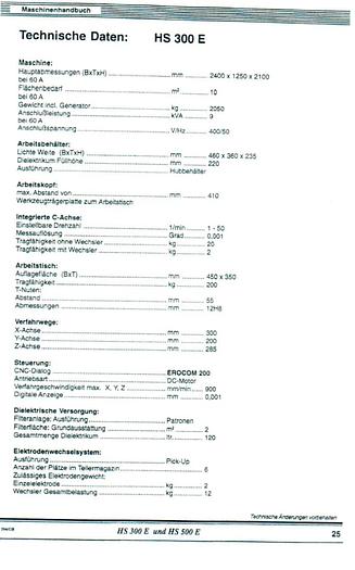 Used 1992 Maho HS 300 E