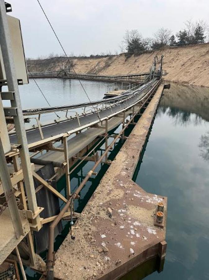 Used - Used Extraction Equipment Package – Dredger, Floating Conveyor System & Hopper Barge