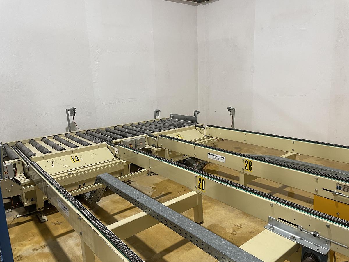 Used 1997 Langhammer Palletizing System for Euro Pallets - Complete Line