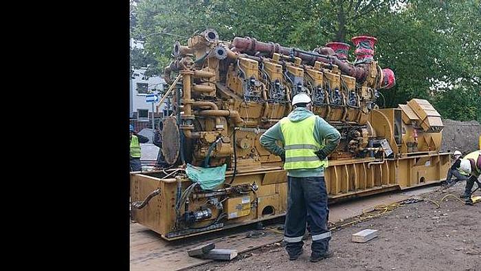 Used Combined heat and power plant power 3265 KVA