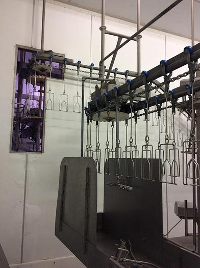 Used slaughterhouse 3500 birds/hour