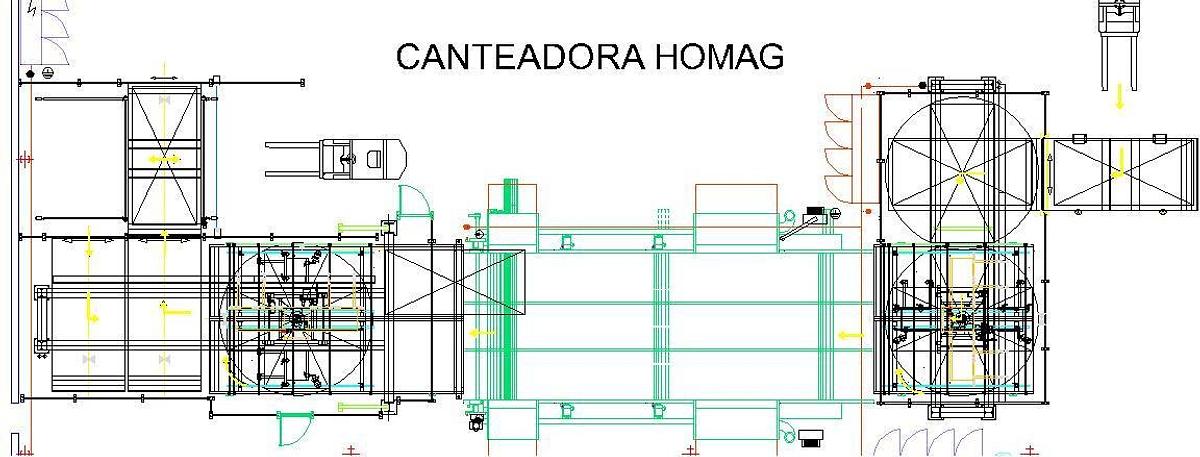 Used 2005 Homag PROFI FR 20/17/45/S Edge Banding Line
