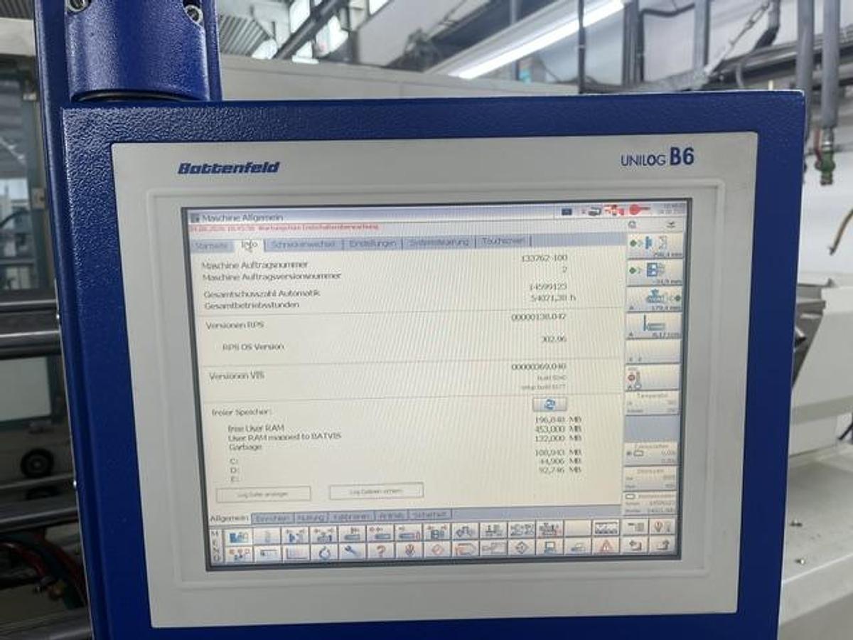 Used 2012 5 x Battenfeld HM 35/130 UNILOG B6S Injection Molding Machine