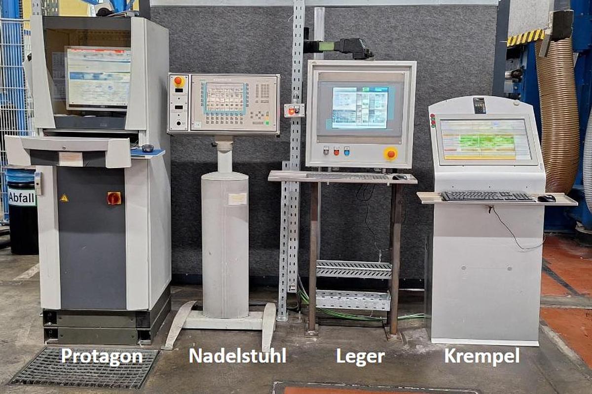 Used - Complete Used Nonwoven Production Plant for Sale - Needlepunch Line with Fiber Opening, Carding, Lapping, Needling and Winding