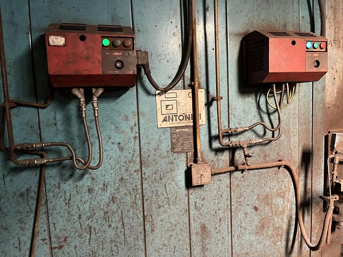 Used EMHART (2x)IS 6 - EF 5 1/2 '' DG LH Hotend glass production line