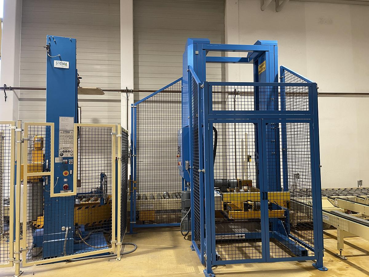 Used 1997 Langhammer Palletizing System for Euro Pallets - Complete Line