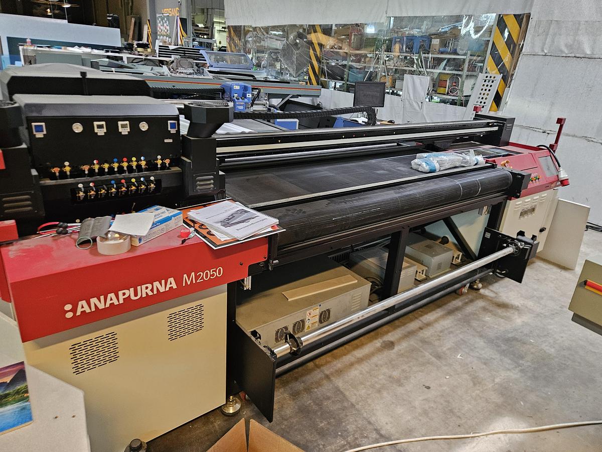 Used 2012 Agfa Anapurna + OCE arizona + printing machines package