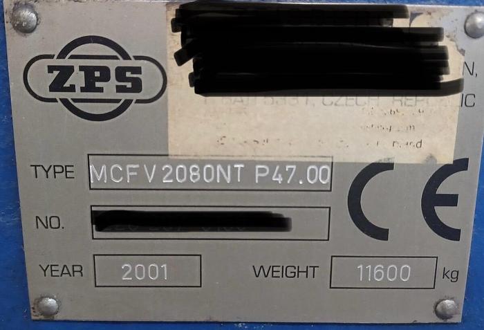 Used 2001 ZPS MCFV 2080 NT