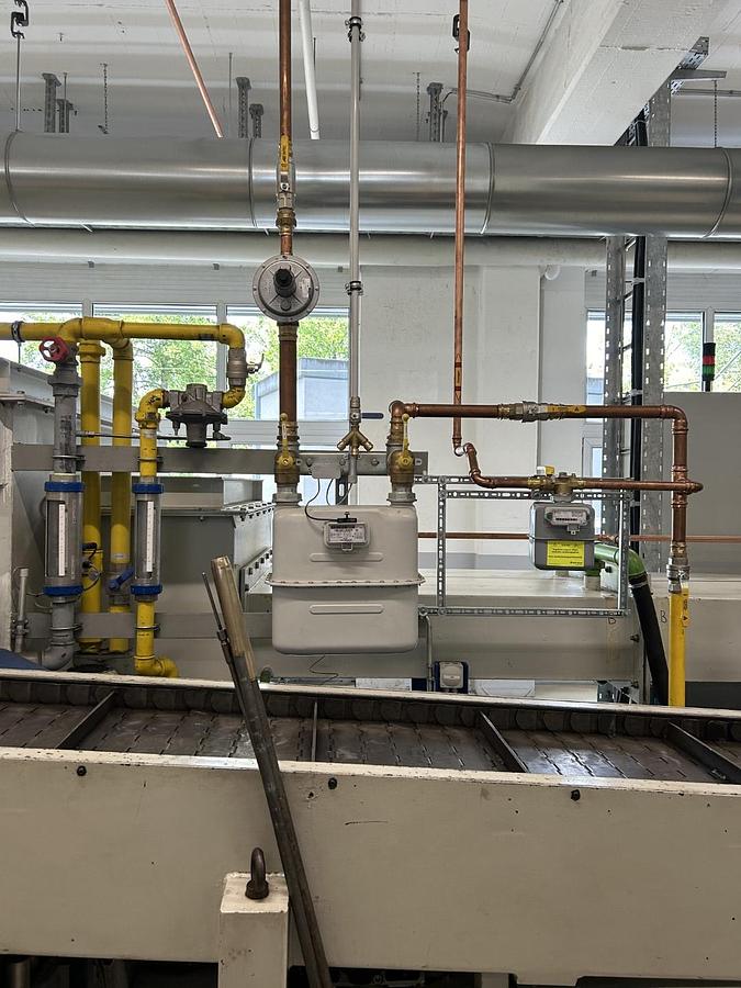 Used Mahler Continuous Furnace with Güntner Cooler