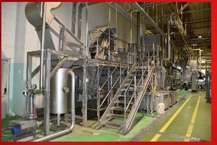 Used CHIPS LINE 420 Kg/h