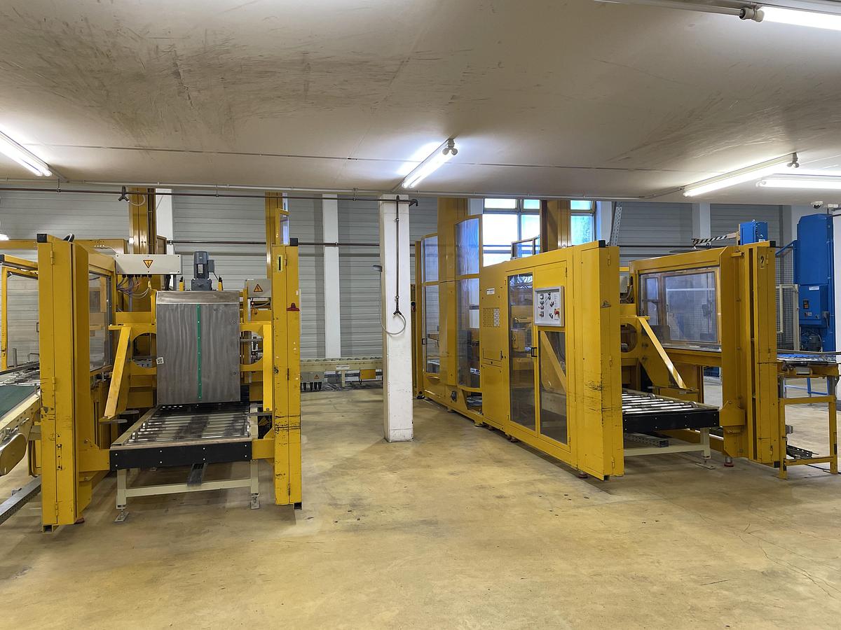 Used 1997 Langhammer Palletizing System for Euro Pallets - Complete Line