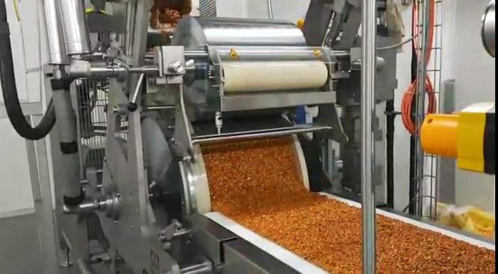 Used Sollich automatic line for granola bars