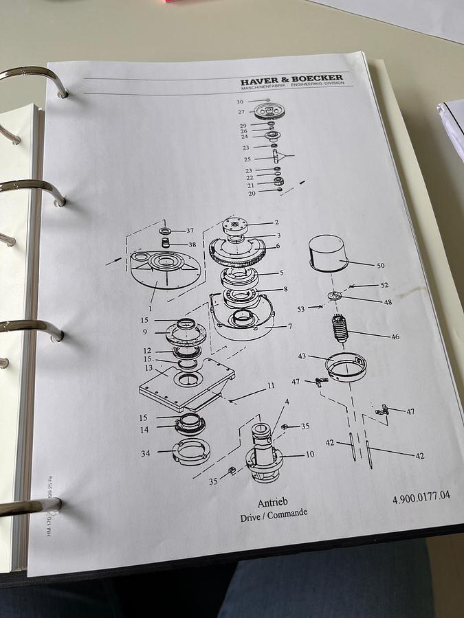 Used HAVER & BOECKER  6 Nozzle Bagging plant