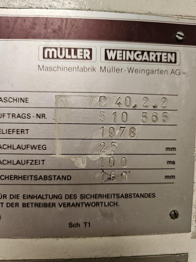 Used Weingarten C 40.2.2