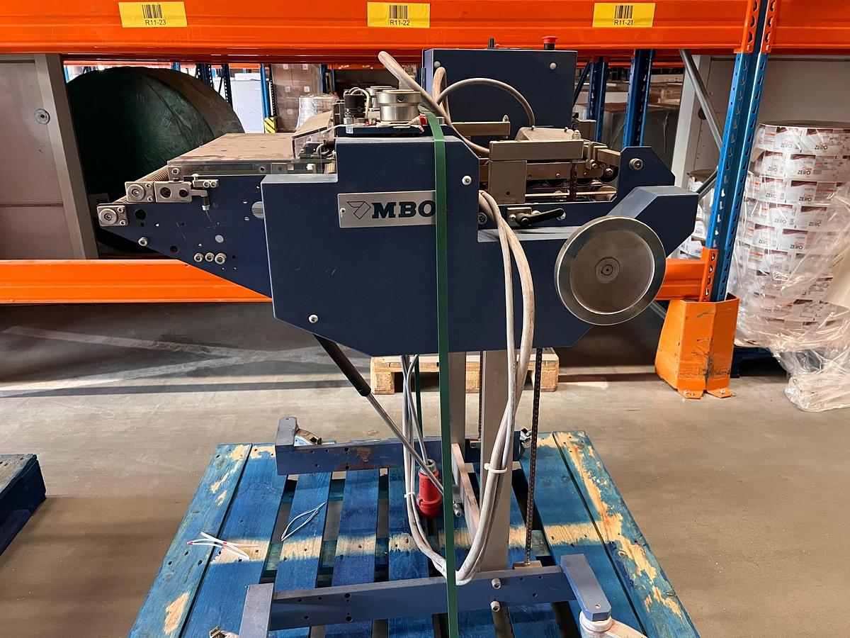 Used Complete Booklet Production Line for Sale - MBO Folding Machine, Bograma Punching Unit and Herzog+Heymann Delivery
