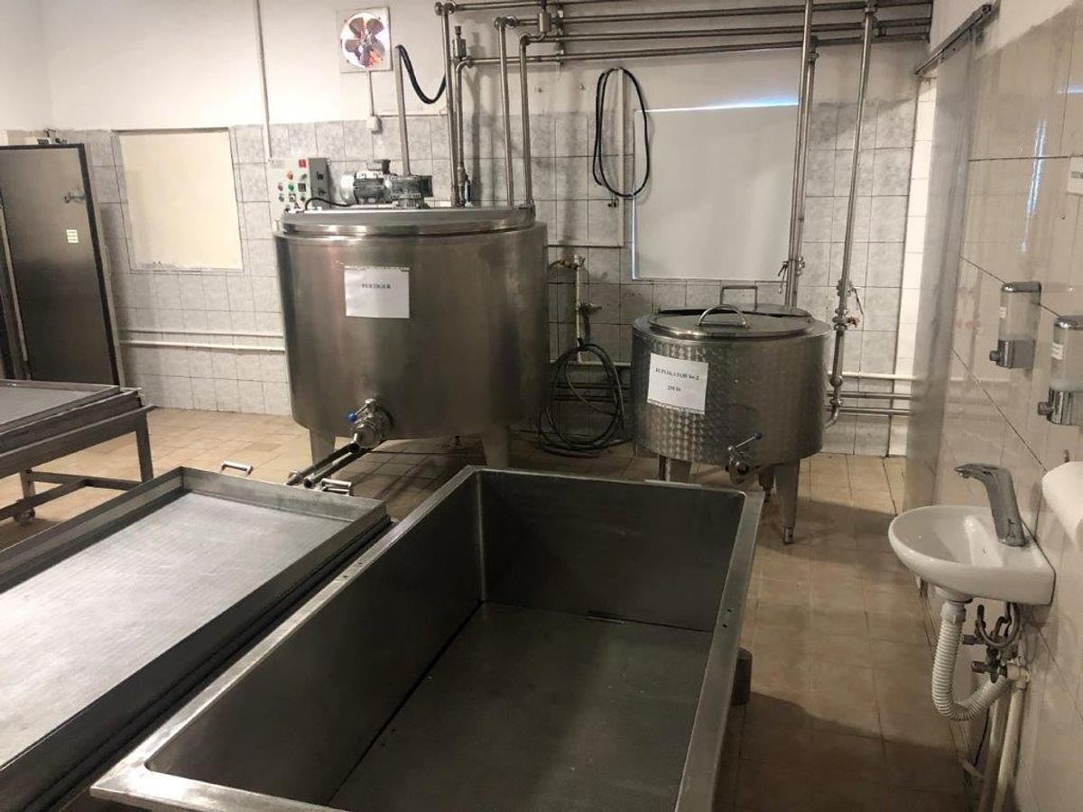 Used Small Dairy line - 2.000 L milk per hour