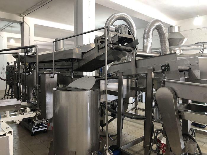 Used complete line for random extruded snacks (Cheetos) 160 kg/hr