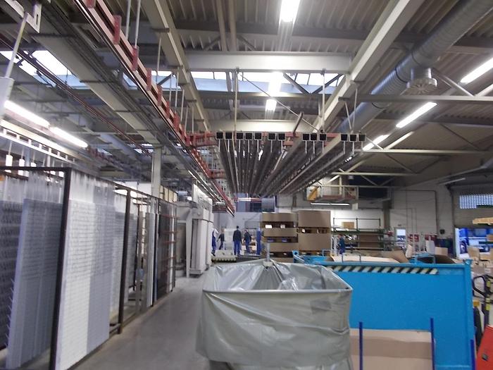 Used Leutenegger and Frei Complete powder coating line