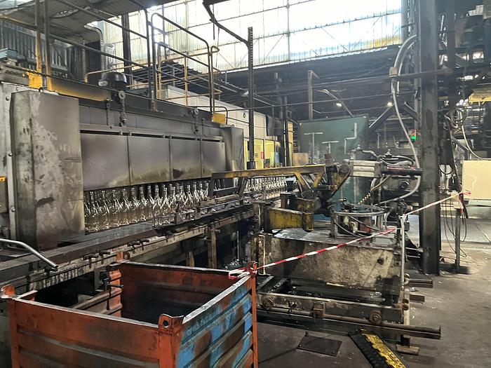 Used EMHART IS10 - EF 5 1/2 '' DG LH Hotend glass production line