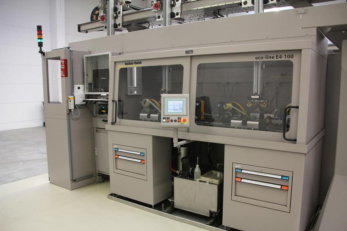 Used 2010 Automated Surface Finishing Line with Güdel Transport System