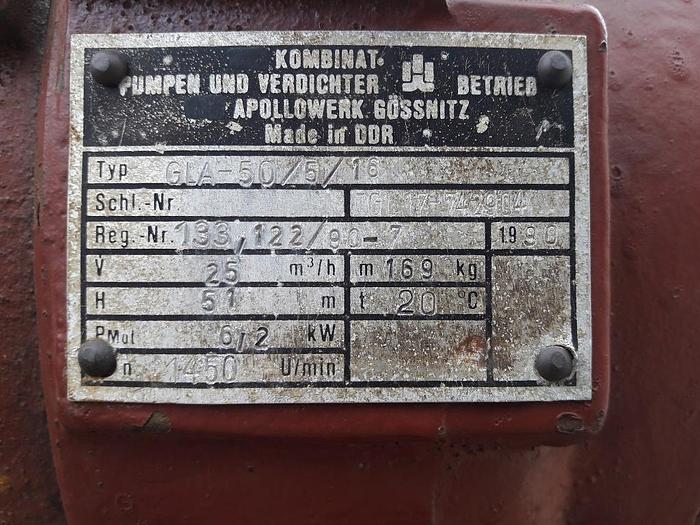 Used 4x pieces centrifugal pumps