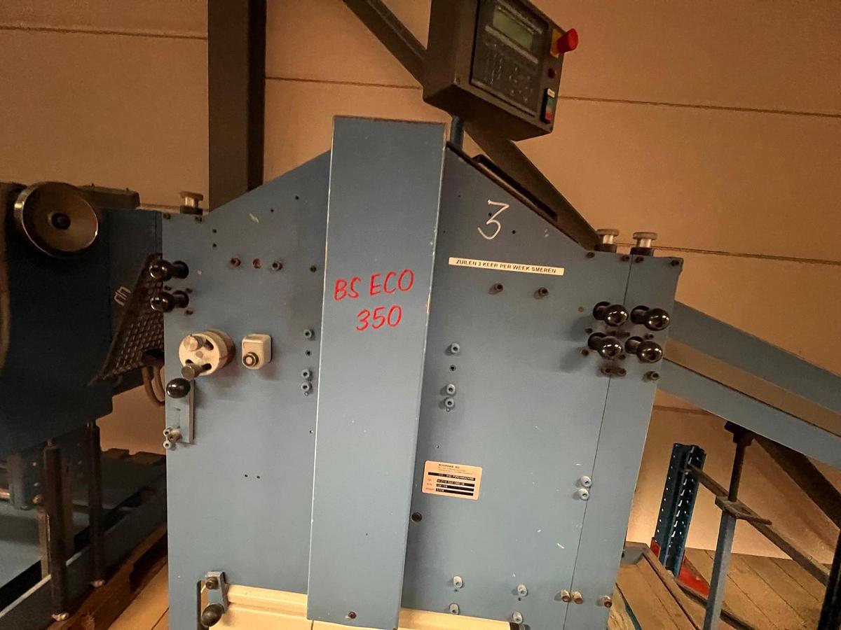 Used Complete Booklet Production Line for Sale - MBO Folding Machine, Bograma Punching Unit and Herzog+Heymann Delivery