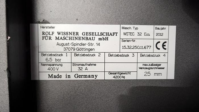 Used 2012 Wissner Witec 32 Economic