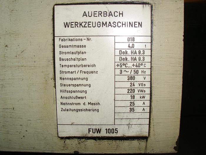 Used 1994 Auerbacher FUW 1005