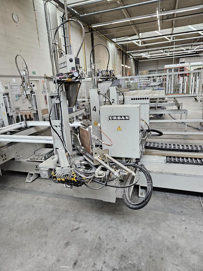 Used Schüco Production line for PVC/plastic windows