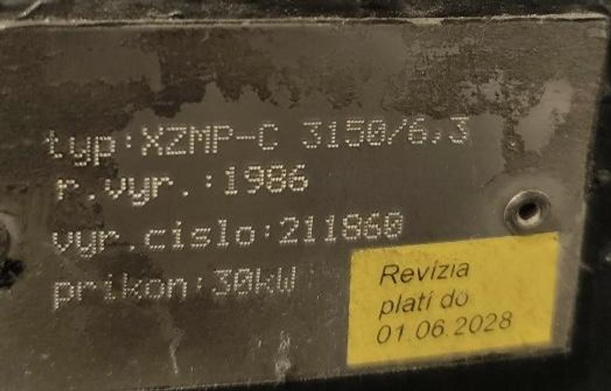 Used 1986 Strojarne Piesok XZMP-C 3150/6,3