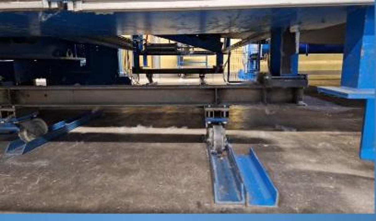 Used - Complete Used Nonwoven Production Plant for Sale - Needlepunch Line with Fiber Opening, Carding, Lapping, Needling and Winding