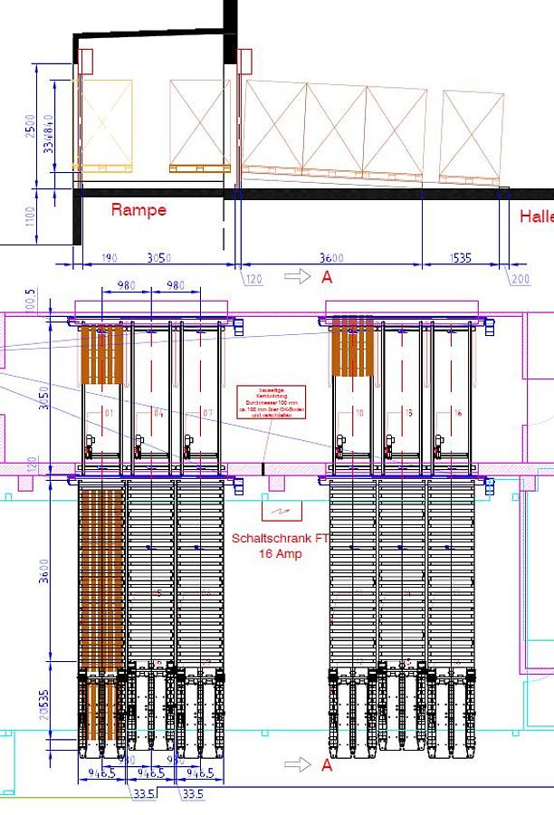 Used 2023 FÖRSTER & KRAUSE Unused Pallet Conveyor System