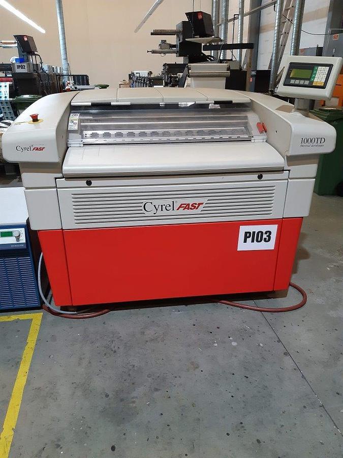 Used 2008 DuPont Cyrel Fast 1000TD Thermal Processor for Flexo Plates
