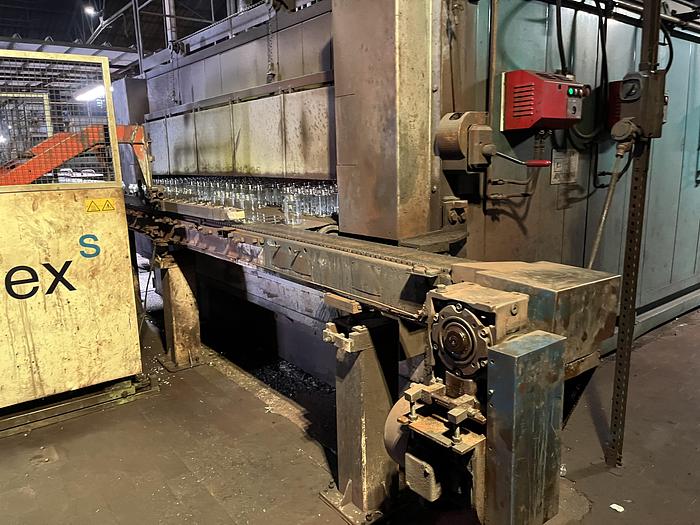 Used EMHART (2x)IS 6 - EF 5 1/2 '' DG LH Hotend glass production line