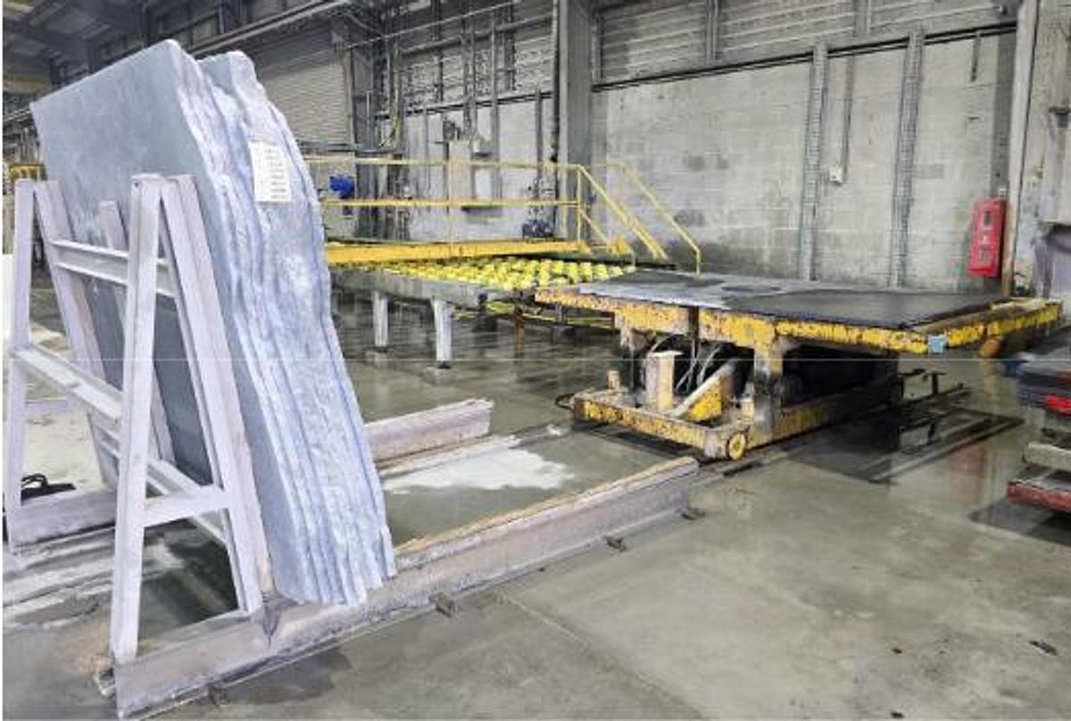 Used Barsanti Tile Cutting LIne