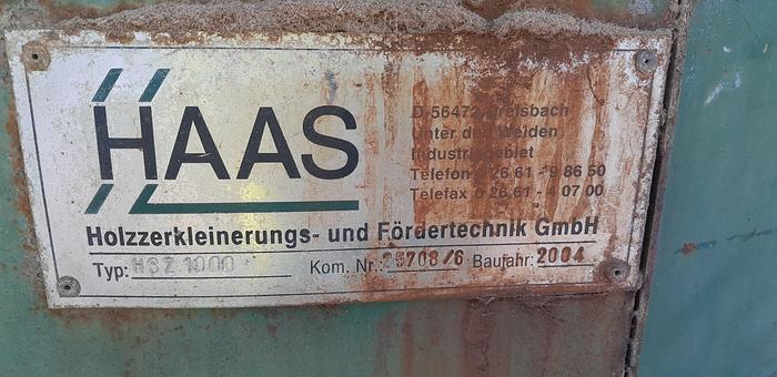 Used 2004  plant for waste wood processing