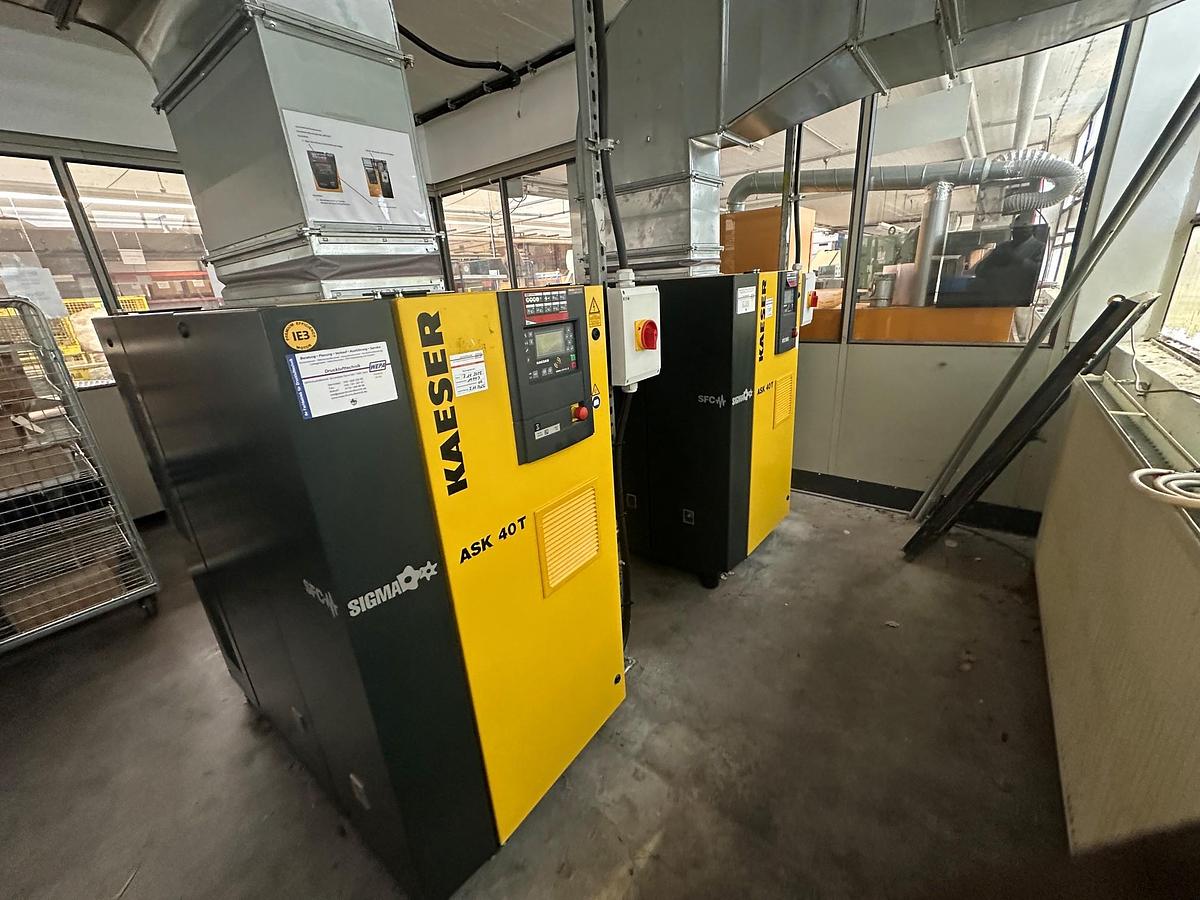 Used  2018 2x Kaeser  ABT 40 Screw Compressor 