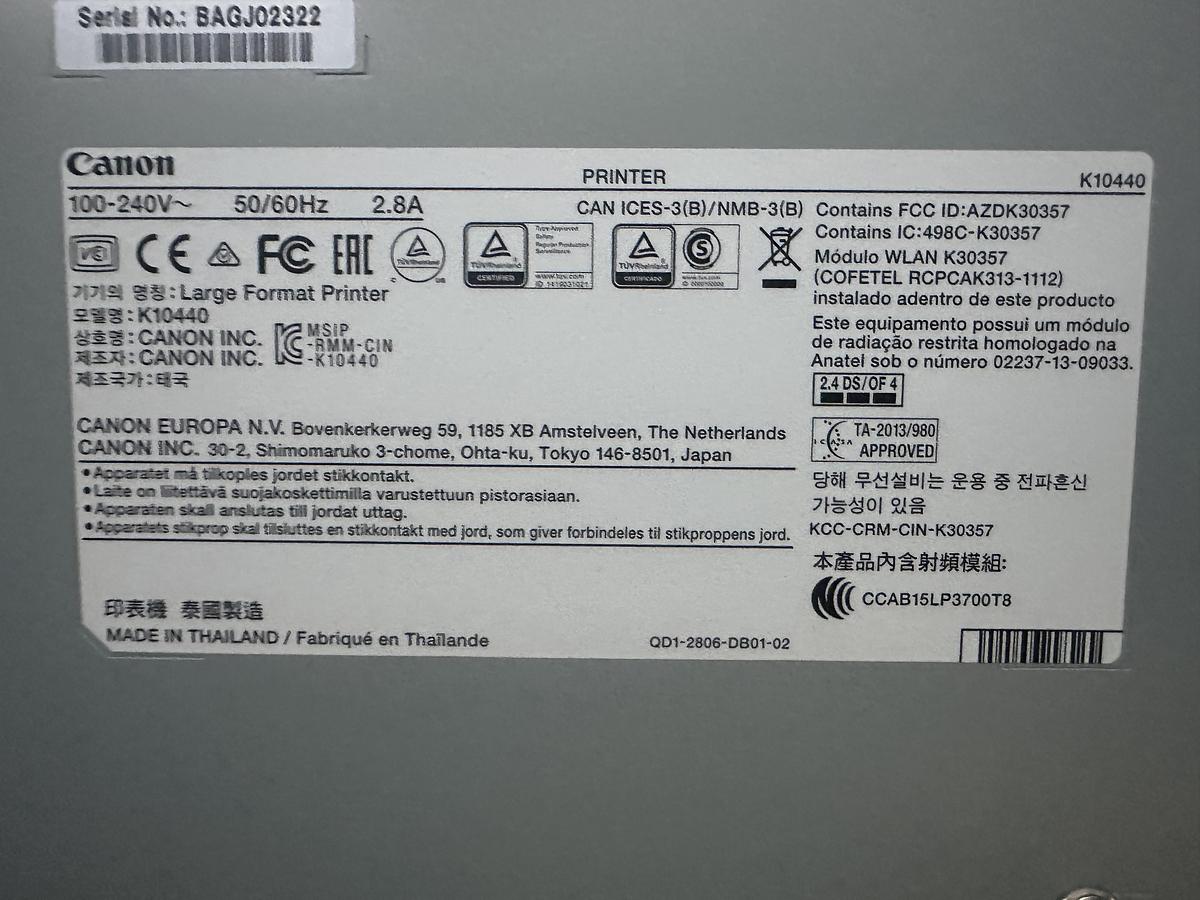 Used Canon IPF PRO-4100S