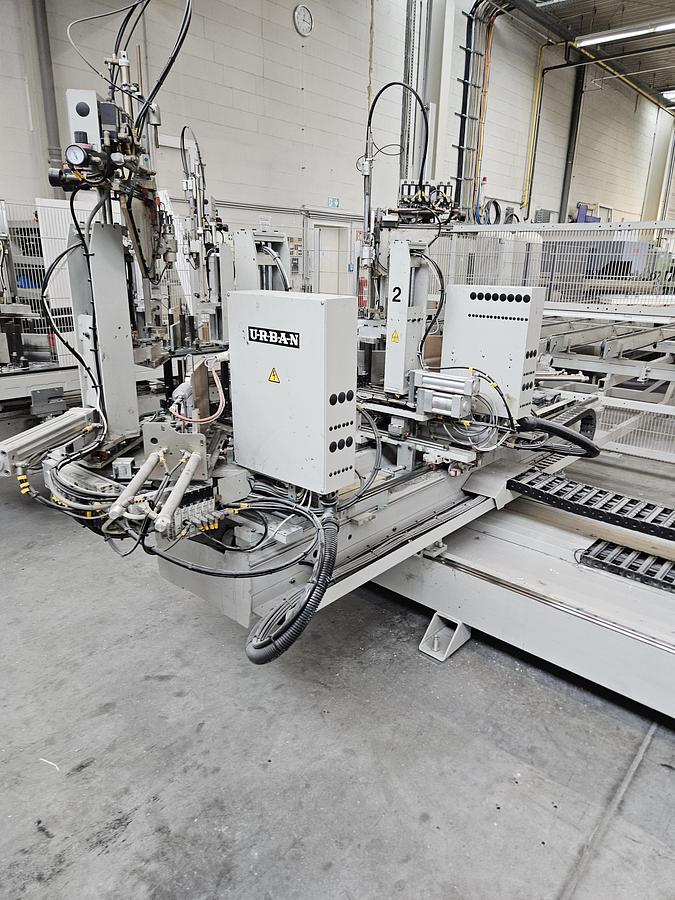 Used Schüco Production line for PVC/plastic windows