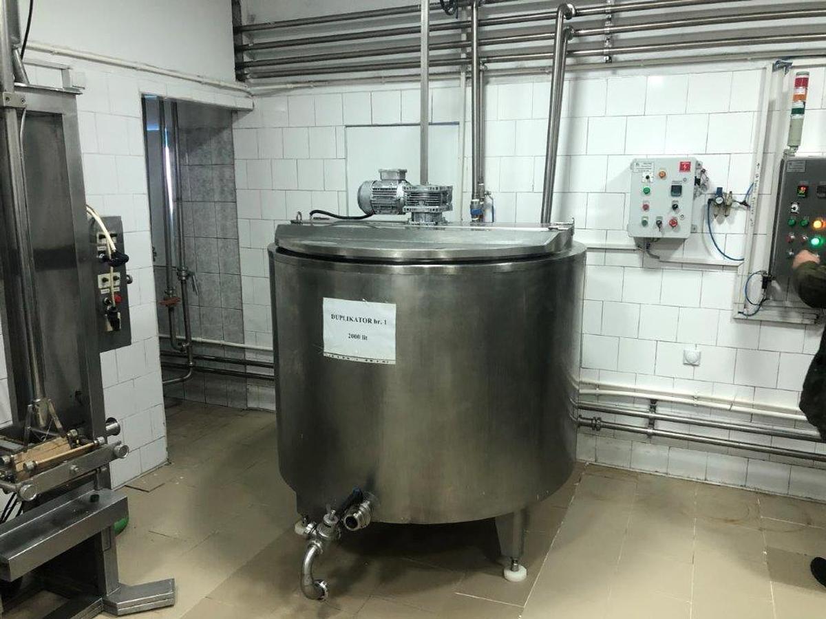 Used Small Dairy line - 2.000 L milk per hour