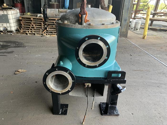 Used BLACK CLAWSON UV-100 PRESSURE SCREEN STAINLESS STEEL W/ MOTOR 2 OF 3