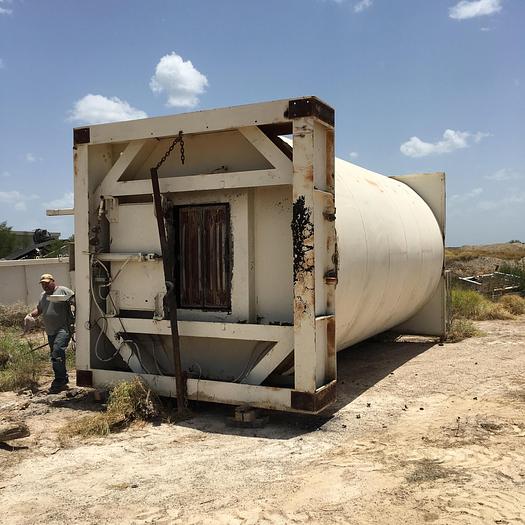 Used Custom 100 Ton Asphalt Silo & Bucket Elevator