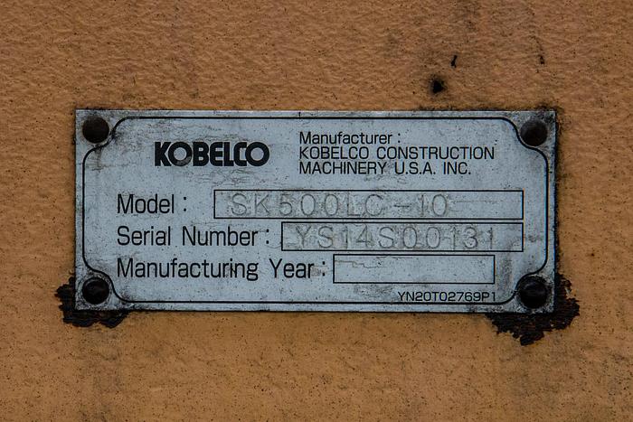 Used 2019 Kobelco SK500LC-10
