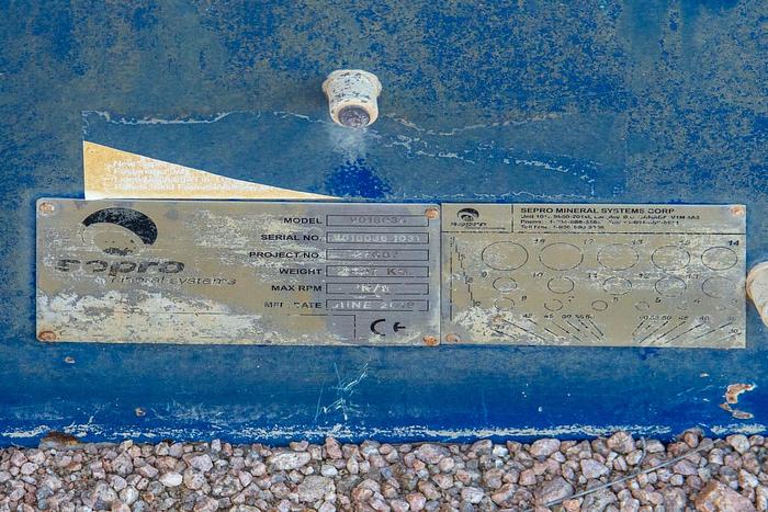 Used 2018 Sepro V018036 Dewatering Screen