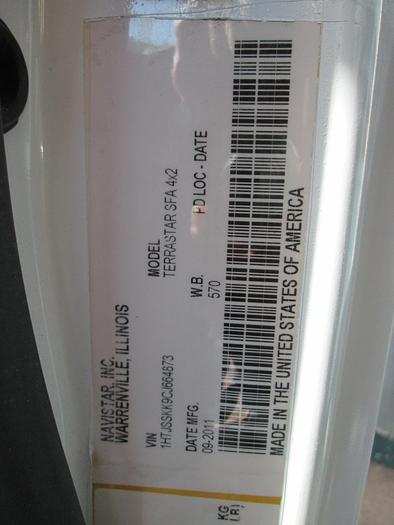 Used 2012 International Terrastar Vacuum Truck