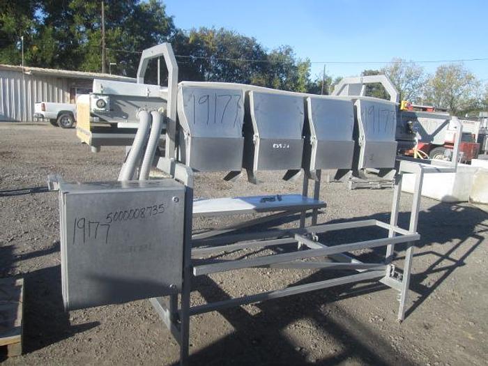 Used Marel Dual Lane Ejector Conveyor