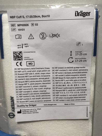 Gebraucht Dräger-Blutdruckmanschetten-17-25cm_1